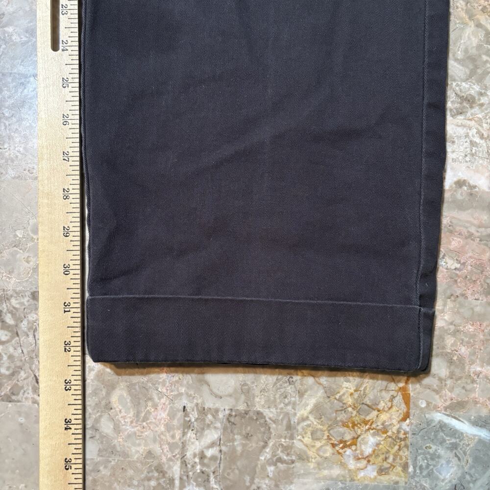 Polo Ralph Pants Mens 38x34 (fits 38x32) Black Hammond Pleated Cuffed Trouser - Picture 12 of 16